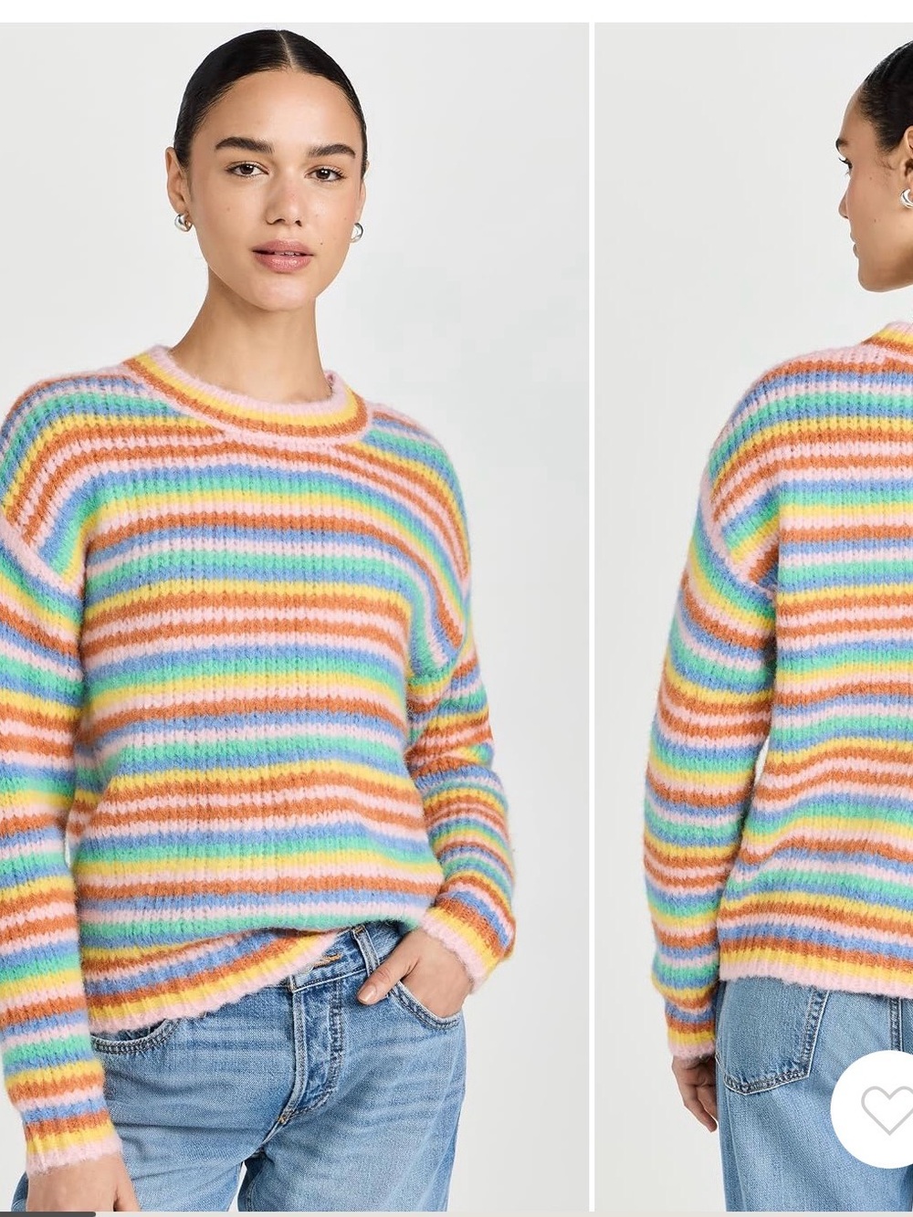 Little Lies Rainbow Stripe Sweater